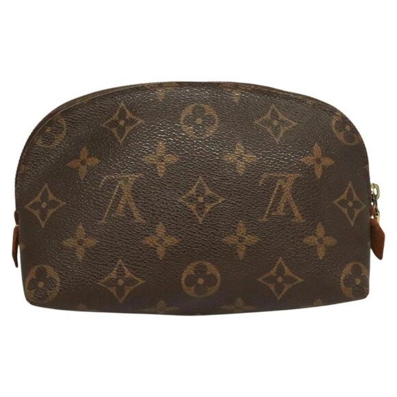 LOUIS VUITTON Monogram Pochette Cosmetic PM Cosmetic Pouch M47515 LV Auth 128419 - Picture 2 of 16